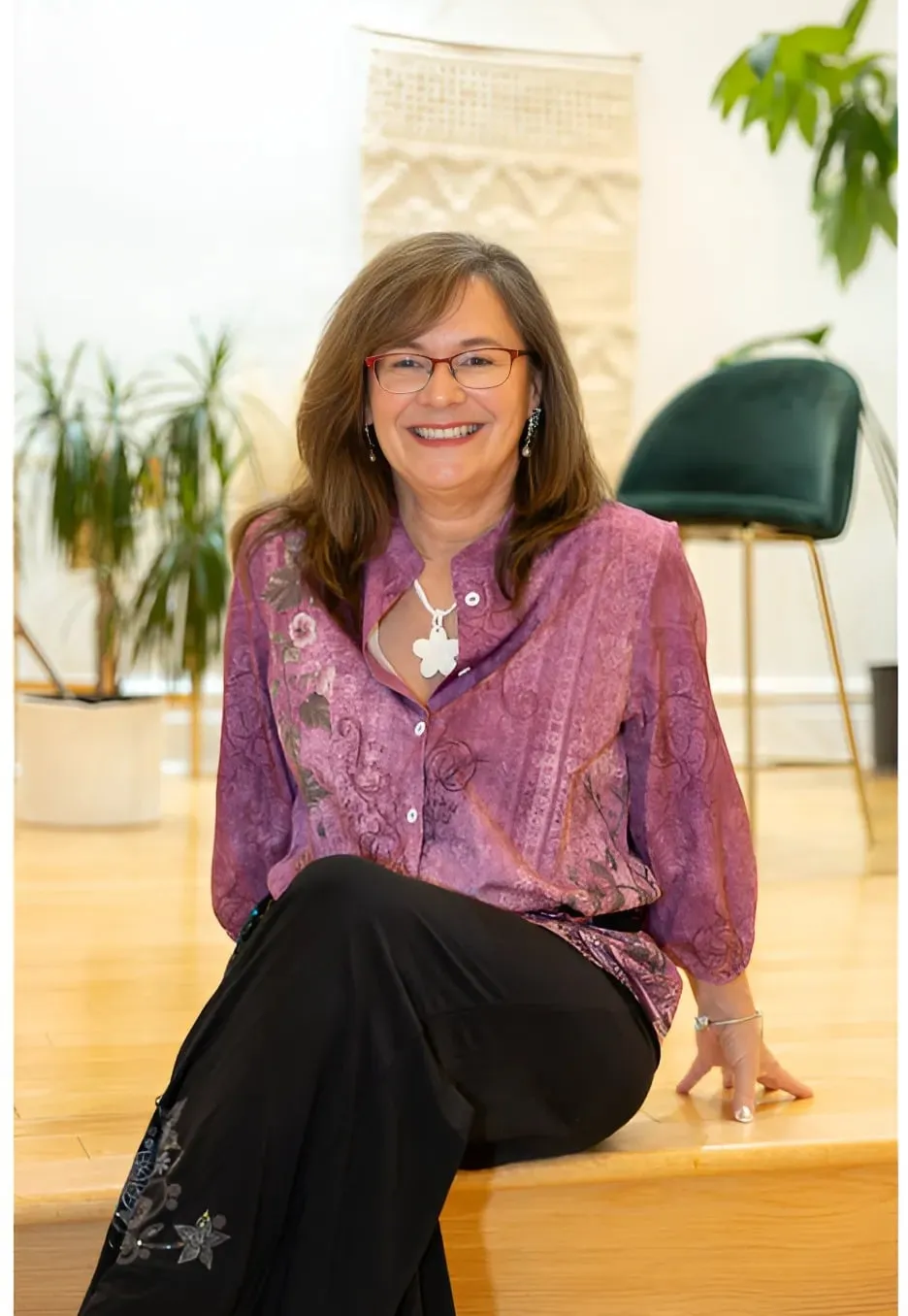 Portrait de Joanne Vaillancourt, accompagnante postnatale et praticienne en bain thalasso bébé